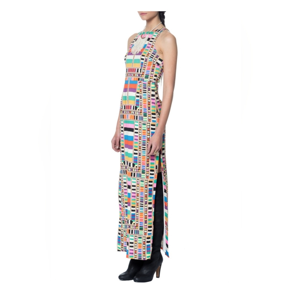EUC Mara Hoffman Cutout Column Maxi dress!